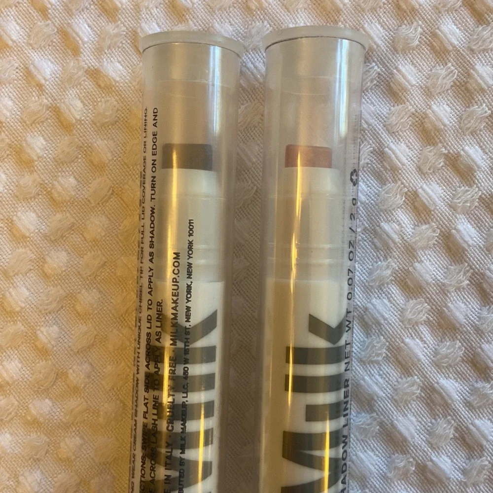 NEW! $26 MILK MAKEUP Eye Shadow Liner In Trust Fund Nude Peach/Pink